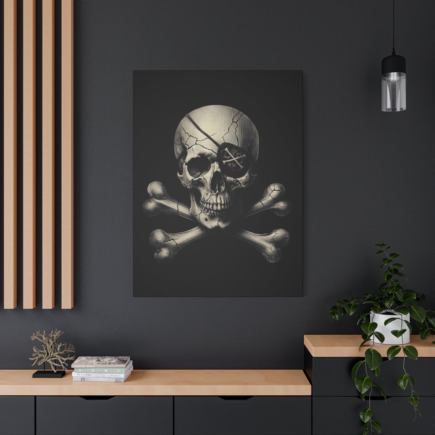 Canvas Print: Skull & Bones