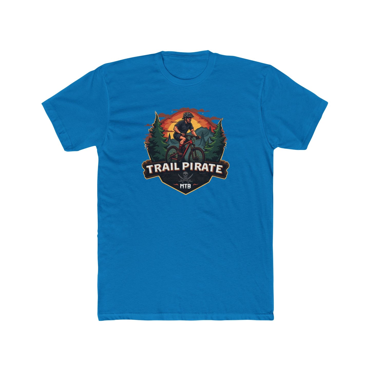 Trail Pirate Adventure Unisex Cotton Crew Tee