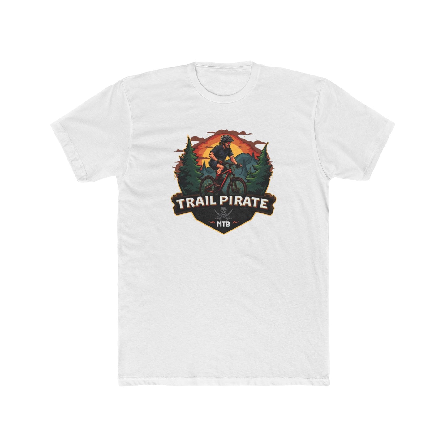 Trail Pirate Adventure Unisex Cotton Crew Tee