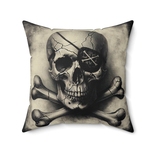 SKULL AND BONES Square Pillow