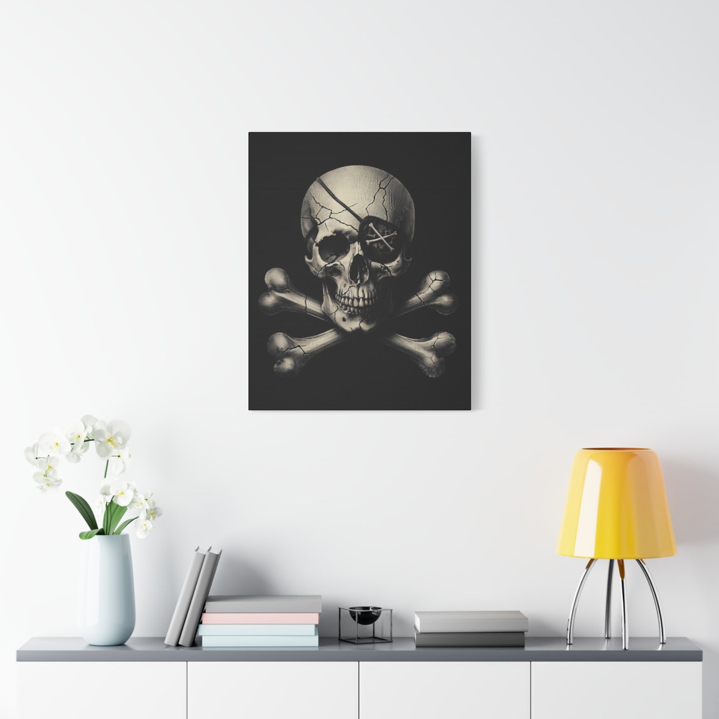 Canvas Print: Skull & Bones