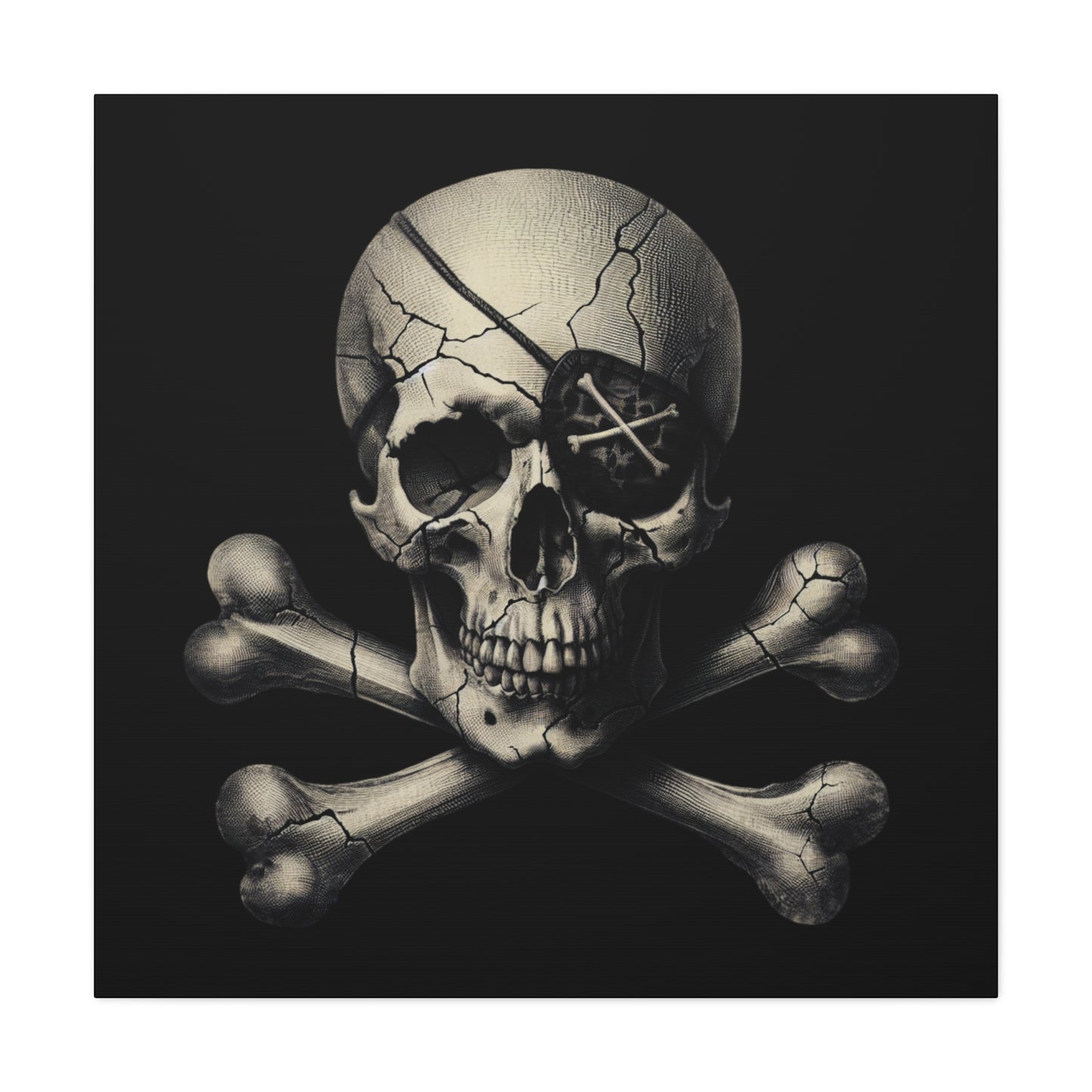 Canvas Print: Skull & Bones