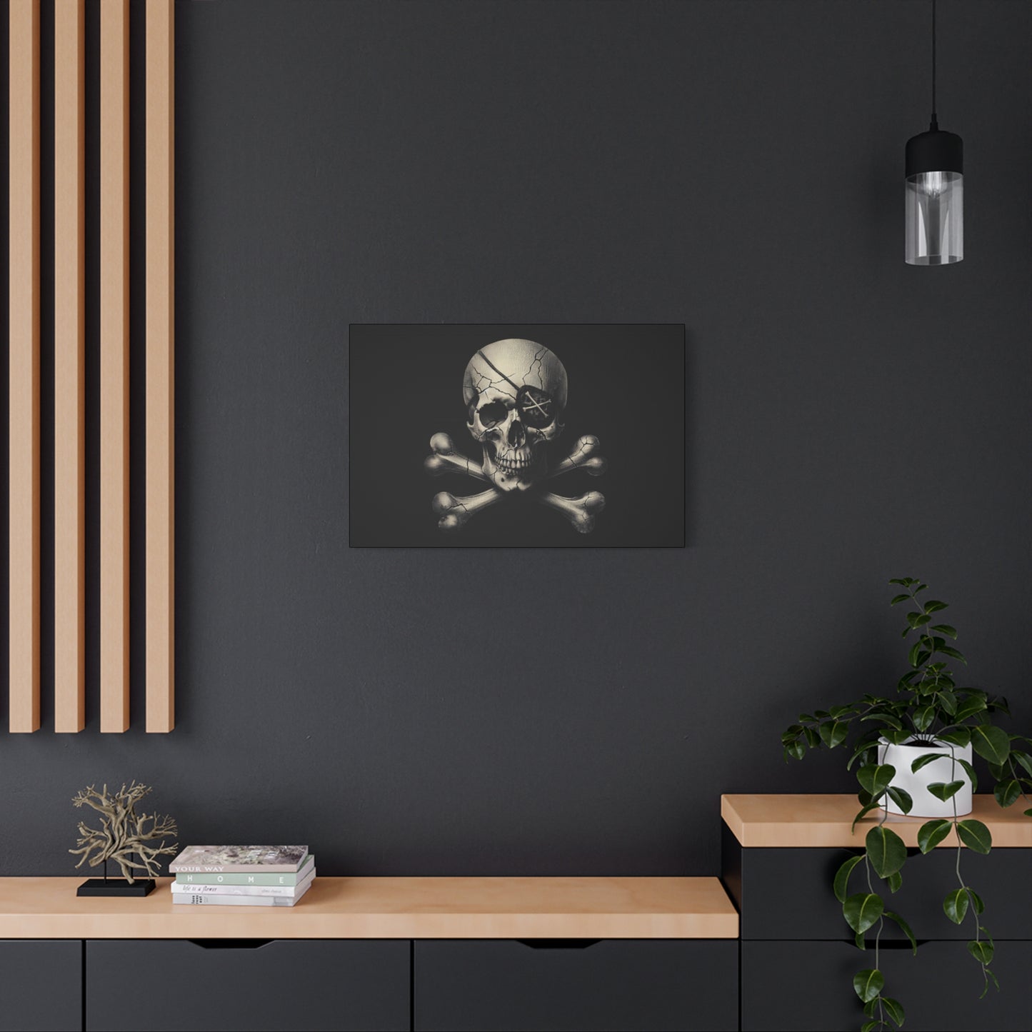 Canvas Print: Skull & Bones