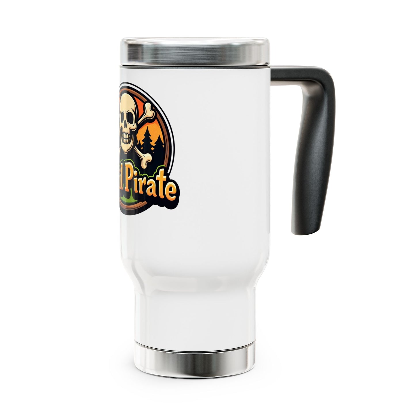 Travel Mug - TRAIL PIRATE Stainless Steel 14oz with Handle