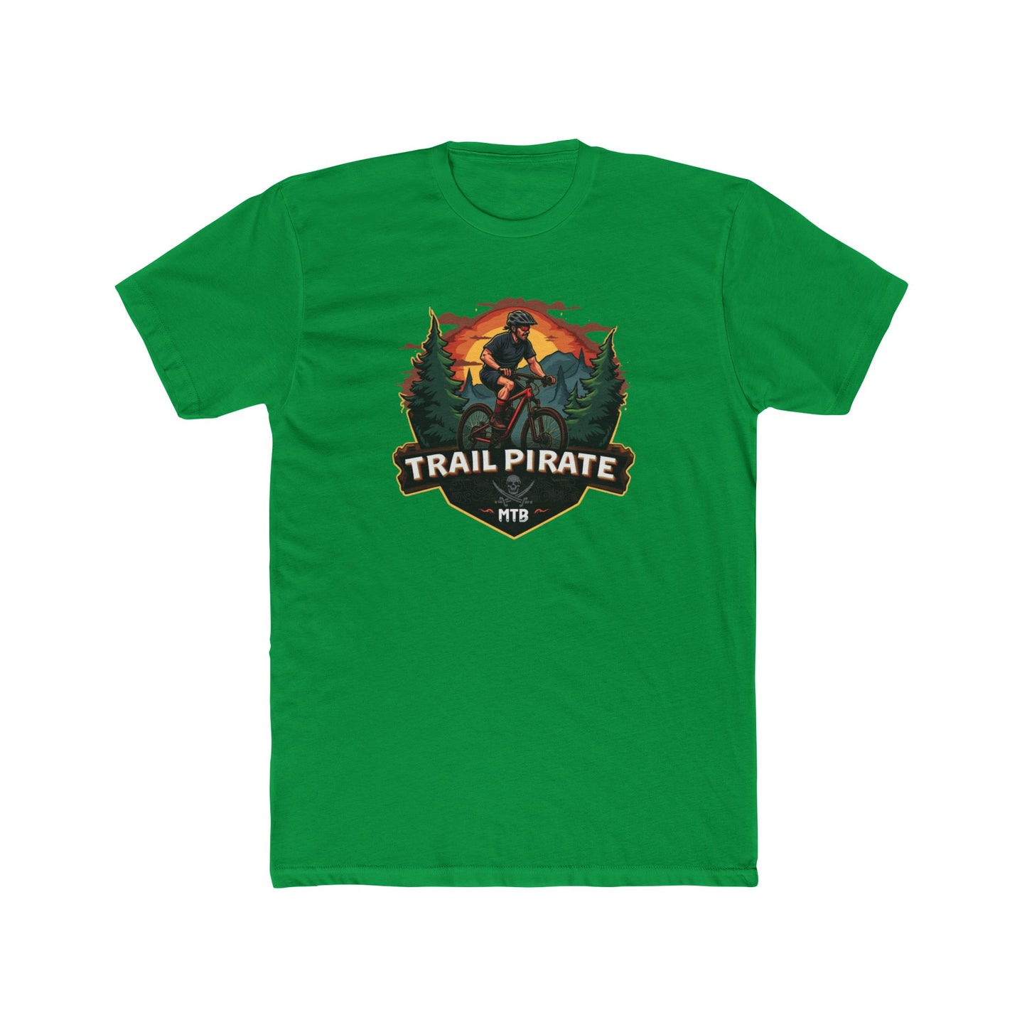 Trail Pirate Adventure Unisex Cotton Crew Tee