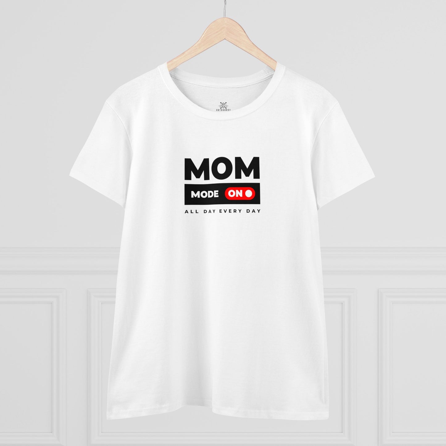 Women's Midweight Cotton Tee Mom Mode