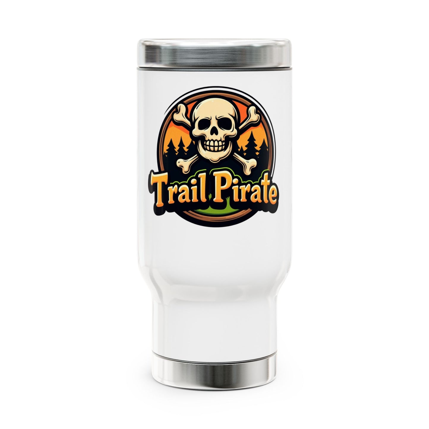 Travel Mug - TRAIL PIRATE Stainless Steel 14oz with Handle