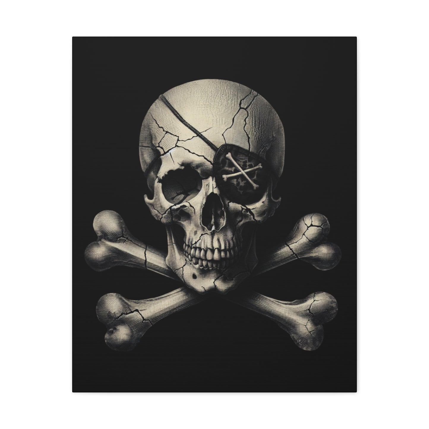 Canvas Print: Skull & Bones