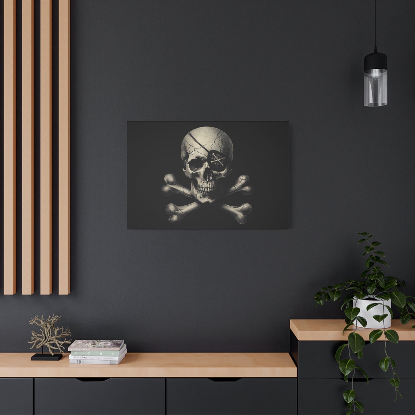 Canvas Print: Skull & Bones