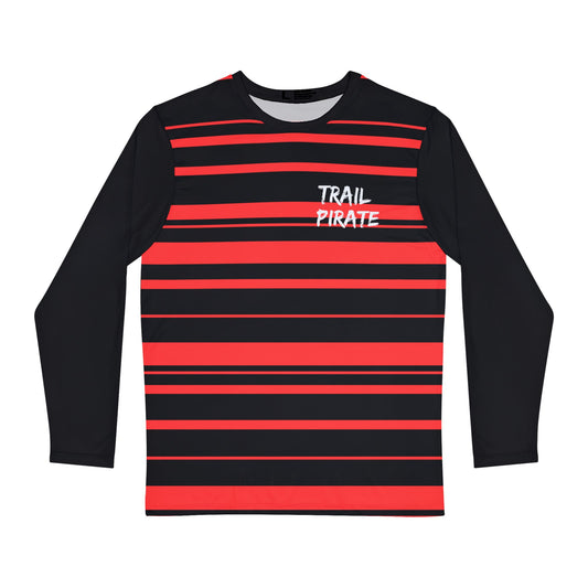 Trail Pirate MTB Jersey Long Sleeve Shirt - 100% Brushed Polyester- Unisex