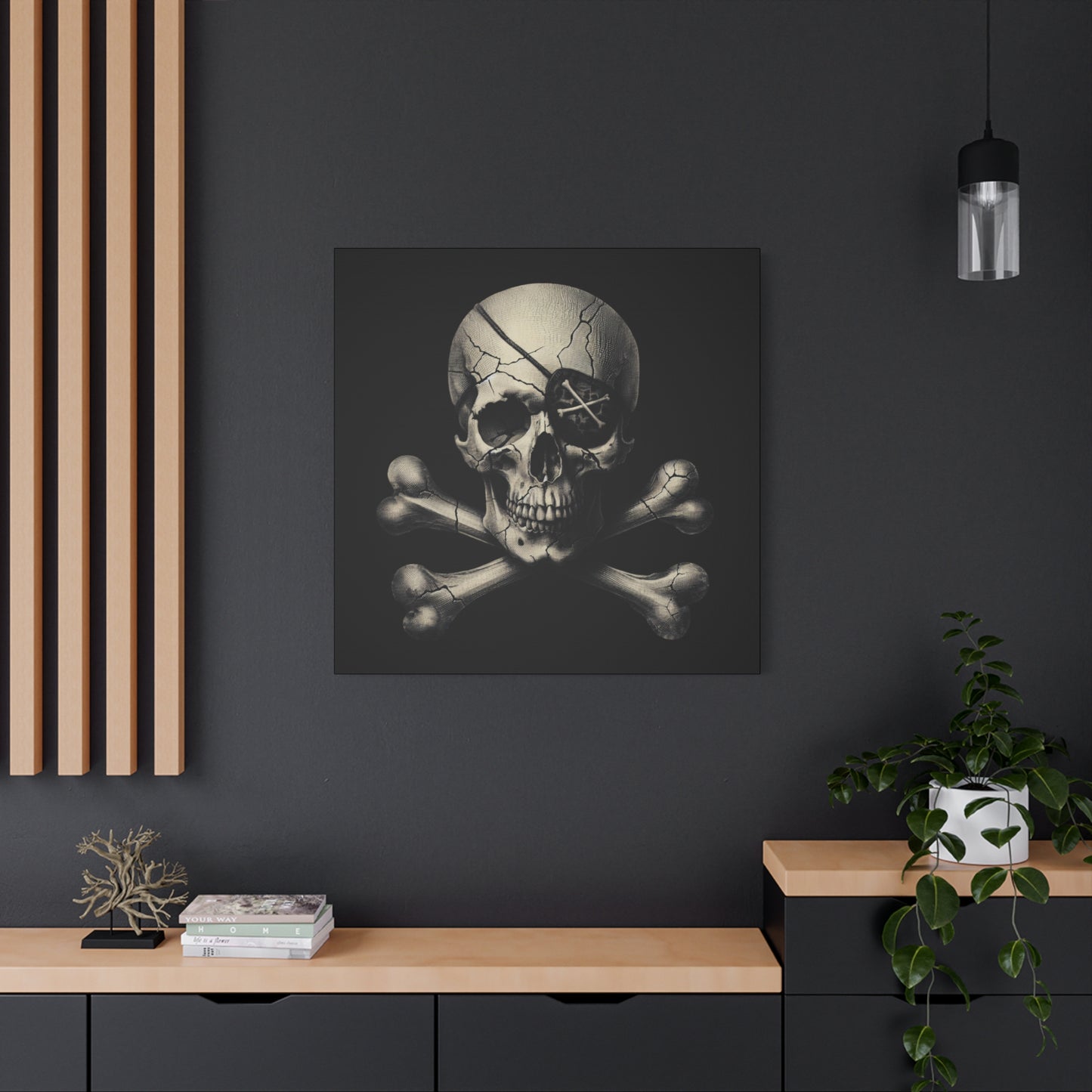 Canvas Print: Skull & Bones