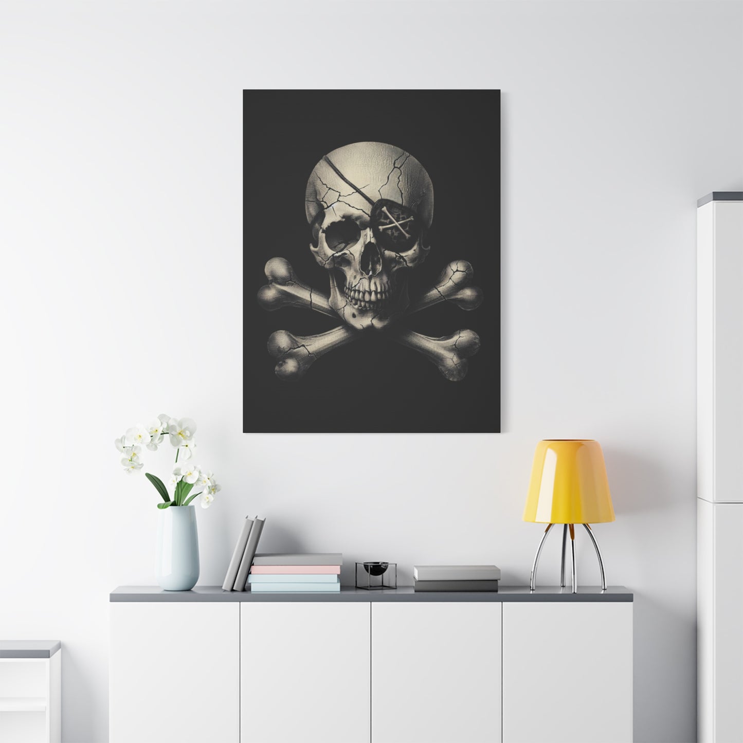 Canvas Print: Skull & Bones