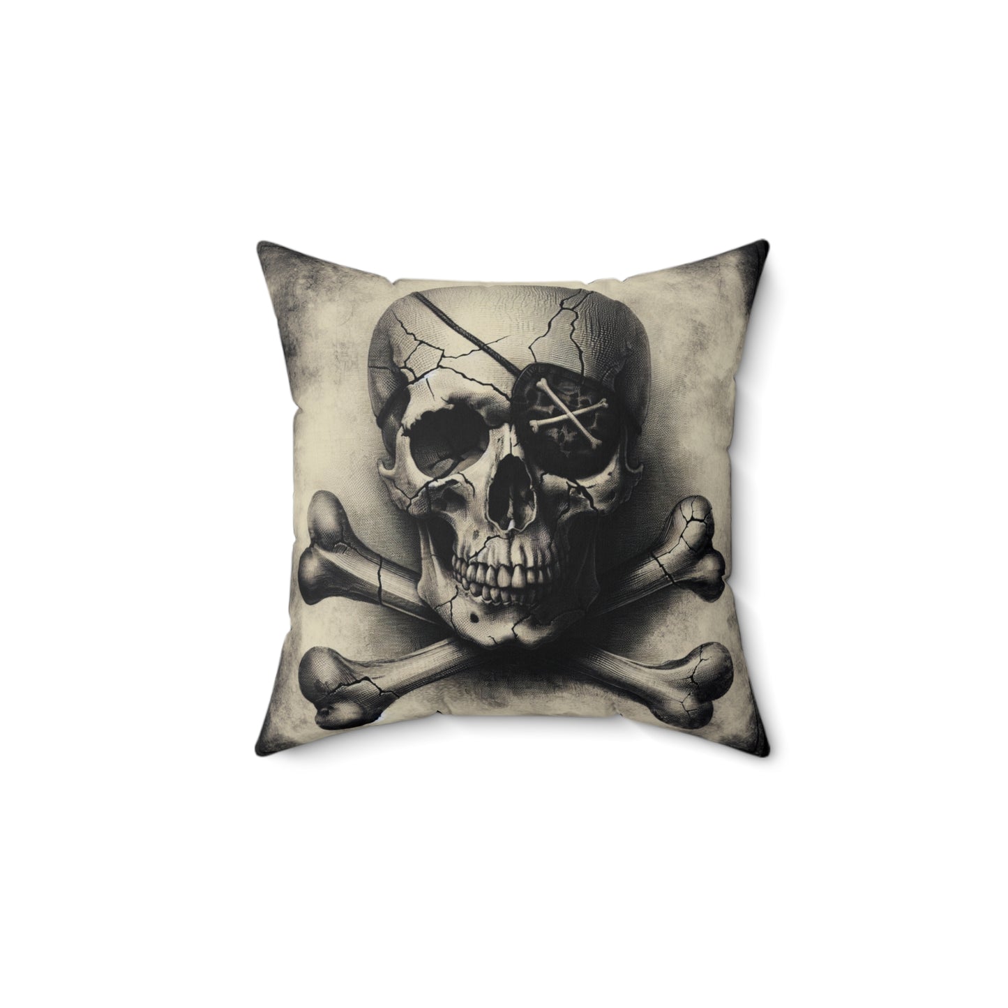 SKULL AND BONES Square Pillow