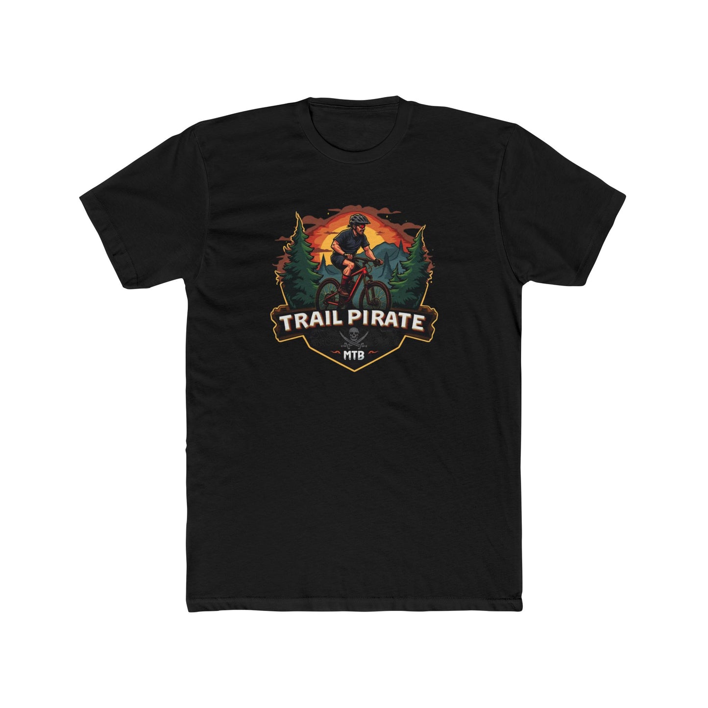 Trail Pirate Adventure Unisex Cotton Crew Tee