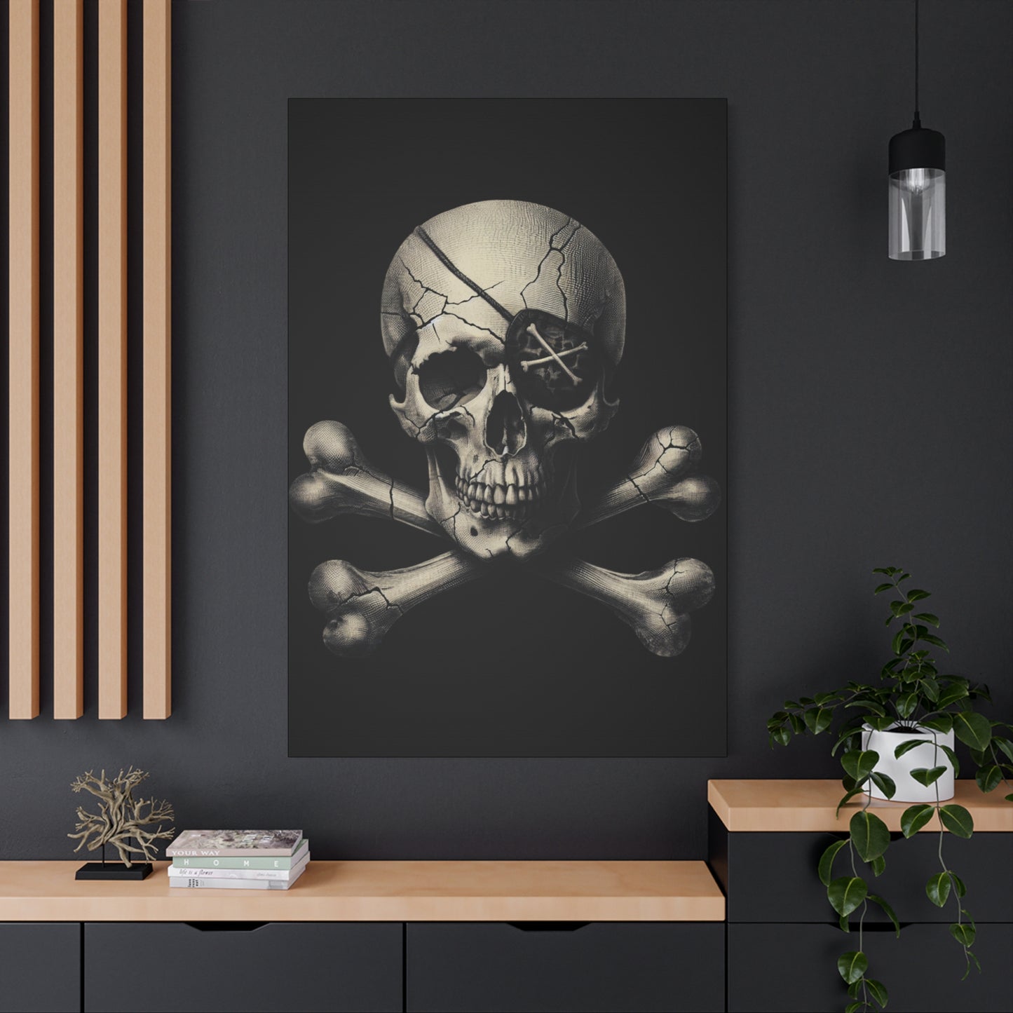 Canvas Print: Skull & Bones