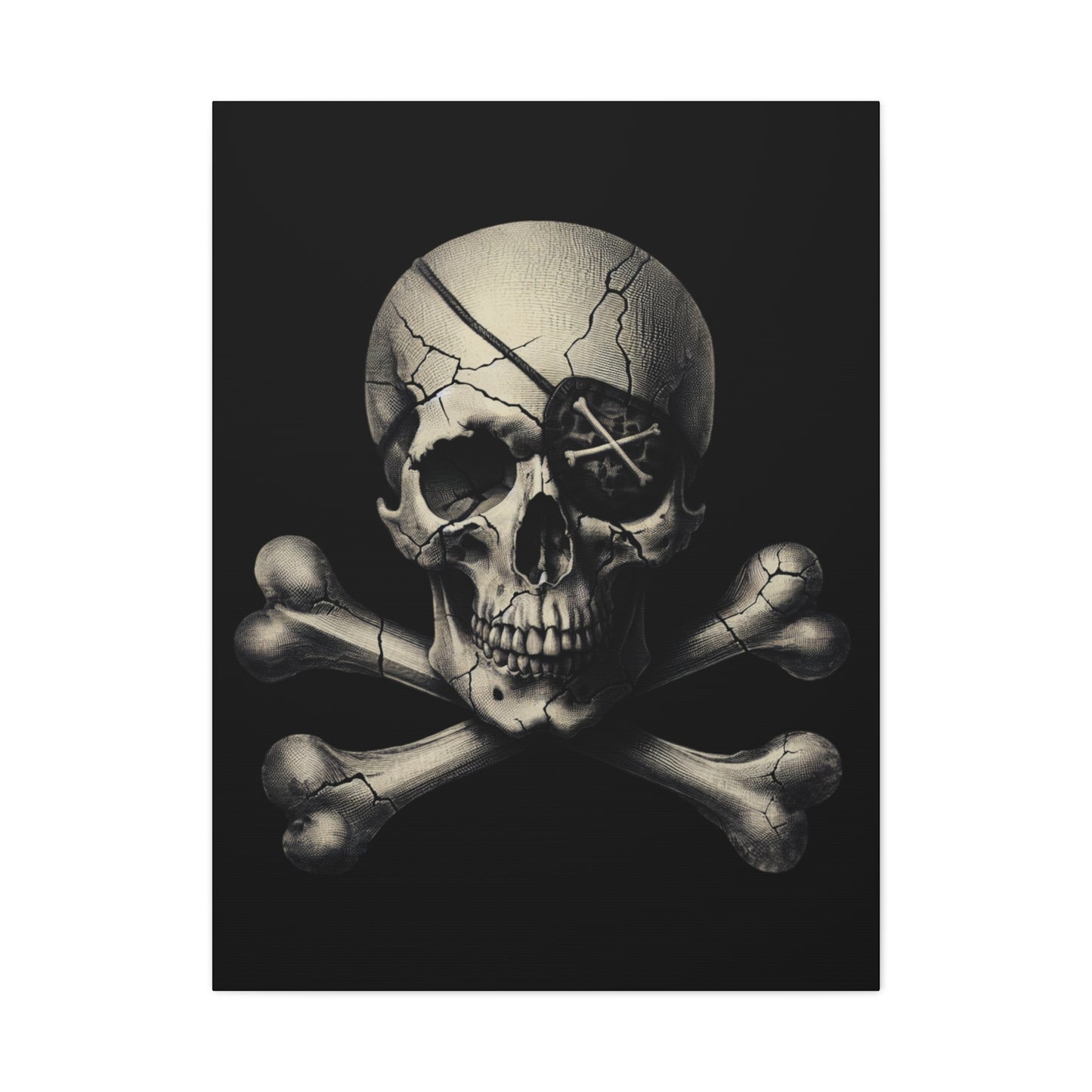 Canvas Print: Skull & Bones