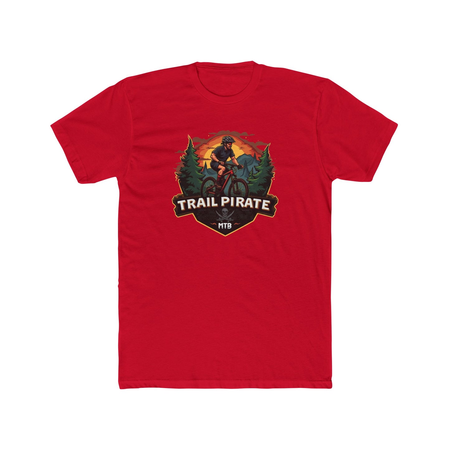 Trail Pirate Adventure Unisex Cotton Crew Tee
